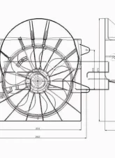 TYC Genera Dual Radiator and Condenser Fan Assembly Jeep                                     - 621220 - Image 2