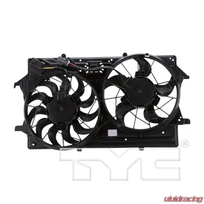 TYC Genera Dual Radiator and Condenser Fan Assembly Ford Focus 2003-2004 2.0L 4-Cyl - 621230