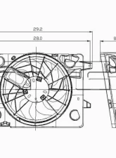 TYC Genera Dual Radiator and Condenser Fan Assembly                                     - 621290 - Image 2