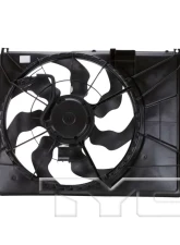 TYC Genera Dual Radiator and Condenser Fan Assembly Hyundai Sonata 2006-2008 3.3L V6                                     - 621340 - Image 4
