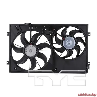 TYC Genera Dual Radiator and Condenser Fan Assembly Volkswagen 2.5L 5-Cyl - 621490
