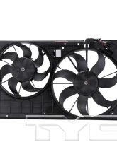 TYC Genera Dual Radiator and Condenser Fan Assembly Volkswagen 2.5L 5-Cyl                                     - 621490 - Image 3