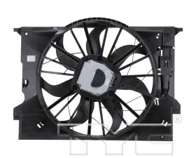 TYC Genera Dual Radiator and Condenser Fan Assembly Mercedes-Benz