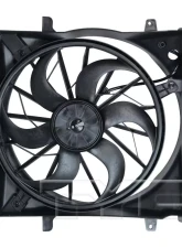 TYC Genera Dual Radiator and Condenser Fan Assembly Jeep Liberty 2005 3.7L V6                                     - 621560 - Image 4