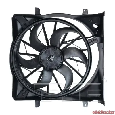 TYC Genera Dual Radiator and Condenser Fan Assembly Jeep Liberty 2005 3.7L V6 - 621560