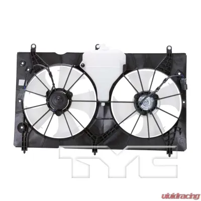 TYC Genera Dual Radiator and Condenser Fan Assembly Honda Accord 2003-2007 2.4L 4-Cyl - 621580