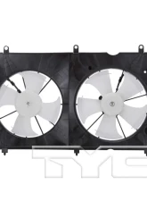 TYC Genera Dual Radiator and Condenser Fan Assembly Honda Accord 2003-2007 2.4L 4-Cyl                                     - 621580 - Image 4