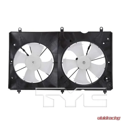 TYC Genera Dual Radiator and Condenser Fan Assembly Honda Accord 2003-2007 2.4L 4-Cyl - 621580