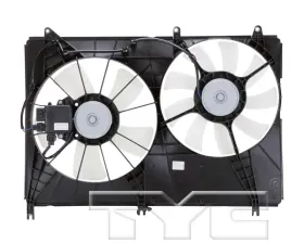 TYC Genera Dual Radiator and Condenser Fan Assembly Mitsubishi Endeavor 2004-2008