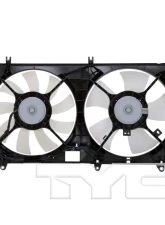 TYC Genera Dual Radiator and Condenser Fan Assembly Mitsubishi Galant 2004-2008 2.4L 4-Cyl                                     - 621650 - Image 2