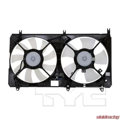 TYC Genera Dual Radiator and Condenser Fan Assembly Mitsubishi Galant 2004-2008 2.4L 4-Cyl - 621650