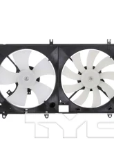 TYC Genera Dual Radiator and Condenser Fan Assembly Mitsubishi Galant 2004-2008 2.4L 4-Cyl                                     - 621650 - Image 4