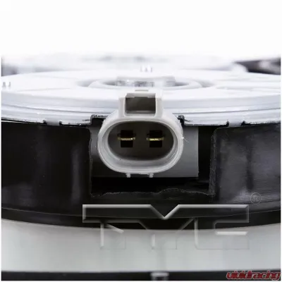 TYC Genera Dual Radiator and Condenser Fan Assembly Mitsubishi Galant 2004-2008 2.4L 4-Cyl - 621650
