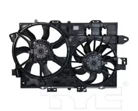 TYC Genera Dual Radiator and Condenser Fan Assembly Chevrolet Equinox 2006-2008 3.4L V6
