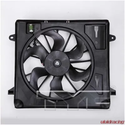 TYC Genera Dual Radiator and Condenser Fan Assembly Jeep Wrangler 2007-2011 - 621680