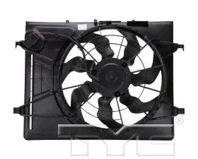 TYC Genera Dual Radiator and Condenser Fan Assembly Hyundai Elantra 2007-2010 Automatic
