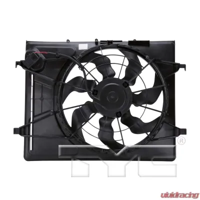 TYC Genera Dual Radiator and Condenser Fan Assembly Hyundai Elantra 2007-2010 Automatic - 621710