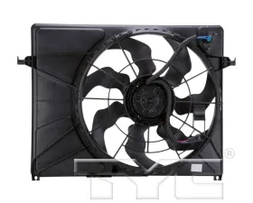 TYC Genera Dual Radiator and Condenser Fan Assembly Kia Optima 2006-2010 2.4L 4-Cyl