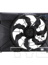 TYC Genera Dual Radiator and Condenser Fan Assembly Kia Optima 2006-2010 2.4L 4-Cyl                                     - 621720 - Image 4
