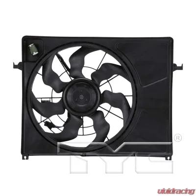 TYC Genera Dual Radiator and Condenser Fan Assembly Kia Optima 2006-2010 2.4L 4-Cyl - 621720