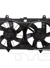 TYC Genera Dual Radiator and Condenser Fan Assembly Nissan Sentra 2007-2012 2.0L 4-Cyl                                     - 621770 - Image 3