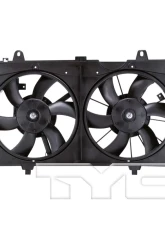 TYC Genera Dual Radiator and Condenser Fan Assembly Nissan Sentra 2007-2012 2.0L 4-Cyl                                     - 621770 - Image 7