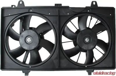 TYC Genera Dual Radiator and Condenser Fan Assembly Nissan Sentra 2007-2012 2.0L 4-Cyl - 621770
