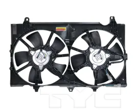 TYC Genera Dual Radiator and Condenser Fan Assembly Nissan 350Z 2007-2008