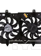 TYC Genera Dual Radiator and Condenser Fan Assembly Nissan Rogue 2008-2013                                     - 621880 - Image 2