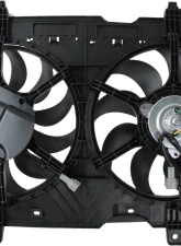 TYC Genera Dual Radiator and Condenser Fan Assembly Nissan Rogue 2008-2013                                     - 621880 - Image 3