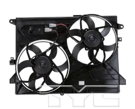 TYC Genera Dual Radiator and Condenser Fan Assembly Saturn Vue 2008-2010