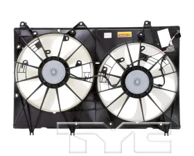 TYC Genera Dual Radiator and Condenser Fan Assembly Toyota Highlander 2008-2013 3.5L V6