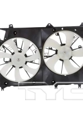 TYC Genera Dual Radiator and Condenser Fan Assembly Toyota Highlander 2008-2013 3.5L V6                                     - 622000 - Image 3