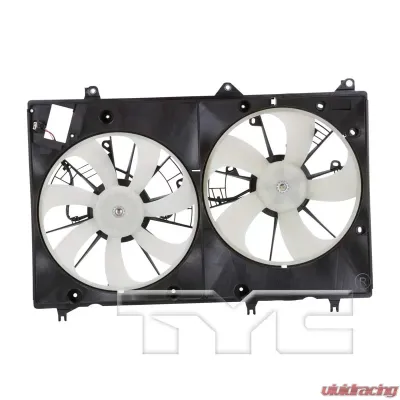 TYC Genera Dual Radiator and Condenser Fan Assembly Toyota Highlander 2008-2013 3.5L V6 - 622000