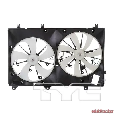 TYC Genera Dual Radiator and Condenser Fan Assembly Toyota Highlander 2008-2013 3.5L V6 - 622010