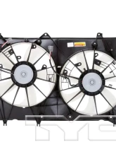 TYC Genera Dual Radiator and Condenser Fan Assembly Toyota Highlander 2008-2010                                     - 622020 - Image 2