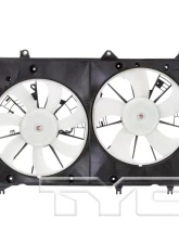 TYC Genera Dual Radiator and Condenser Fan Assembly Toyota Highlander 2008-2010                                     - 622020 - Image 4
