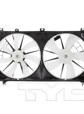 TYC Genera Dual Radiator and Condenser Fan Assembly Lexus IS250 2006-2012                                     - 622070 - Image 4