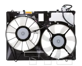 TYC Genera Dual Radiator and Condenser Fan Assembly Toyota Sienna 2007-2010 3.5L V6