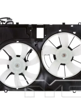 TYC Genera Dual Radiator and Condenser Fan Assembly Toyota Sienna 2007-2010 3.5L V6                                     - 622080 - Image 3