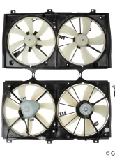 TYC Genera Dual Radiator and Condenser Fan Assembly Toyota Camry 2007-2009 2.4L 4-Cyl                                     - 622200 - Image 6