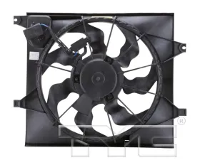 TYC Genera Dual Radiator and Condenser Fan Assembly Kia Soul 2010-2011 1.6L 4-Cyl