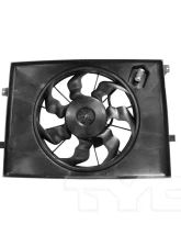 TYC Genera Dual Radiator and Condenser Fan Assembly Kia Soul 2010-2011 2.0L 4-Cyl                                     - 622250 - Image 2