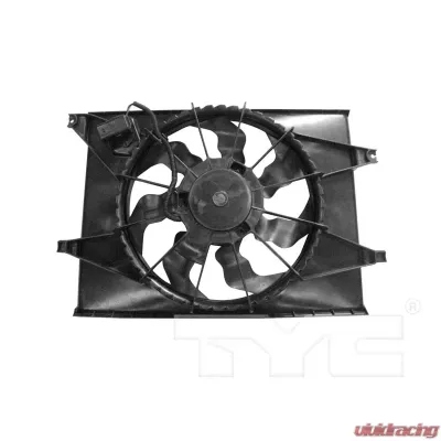 TYC Genera Dual Radiator and Condenser Fan Assembly Kia Soul 2010-2011 2.0L 4-Cyl - 622250