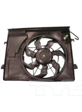 TYC Genera Dual Radiator and Condenser Fan Assembly Kia Forte 2010-2013 Automatic                                     - 622280 - Image 2