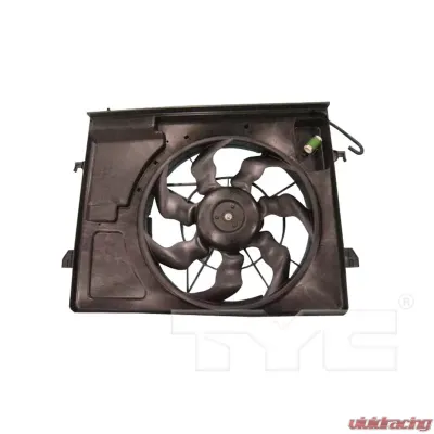 TYC Genera Dual Radiator and Condenser Fan Assembly Kia Forte 2010-2013 Automatic - 622280