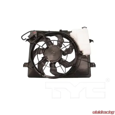 TYC Genera Dual Radiator and Condenser Fan Assembly Kia Forte 2010-2013 Automatic - 622280