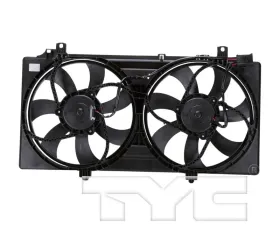 TYC Genera Dual Radiator and Condenser Fan Assembly Chevrolet Camaro 2010