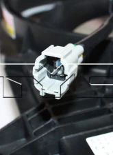 TYC Genera Dual Radiator and Condenser Fan Assembly Nissan Cube 2009-2014                                     - 622470 - Image 4