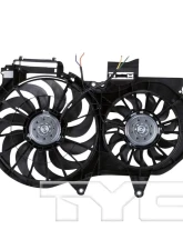 TYC Genera Dual Radiator and Condenser Fan Assembly Audi 80 1988                                     - 622540 - Image 7